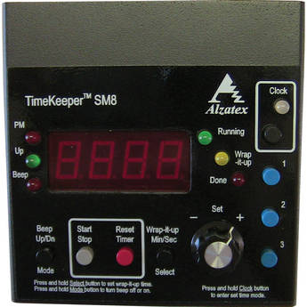 alzatex TMR221B8_SM Surface-Mount Count Up/Down Timer with Time-of-Day Clock