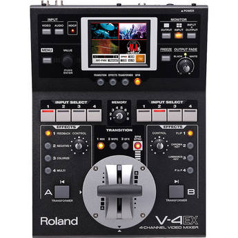 Roland V-4EX Four Channel Digital Video Mixer with Effects