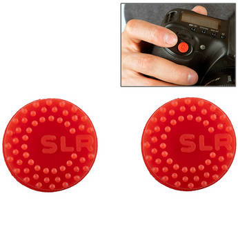 Custom SLR ProDot Shutter Button Upgrade (Red, 2-Pack)