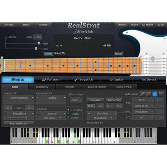 MusicLab RealStrat 3 Virtual Instrument