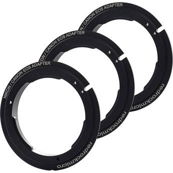 Redrock Micro Nikon F to Canon EF Lens Mount Adapter (3-Pack)