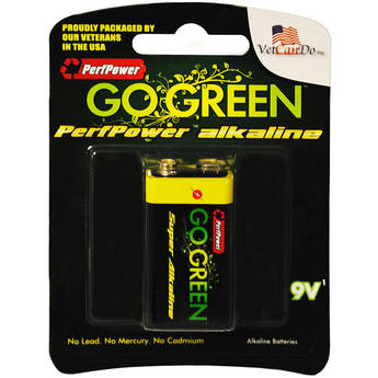PerfPower GoGreen 9V Alkaline Battery