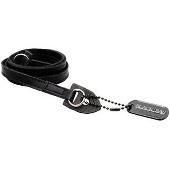 Black Label Bag Very Soft Leather Camera Strap (Black Stitching)