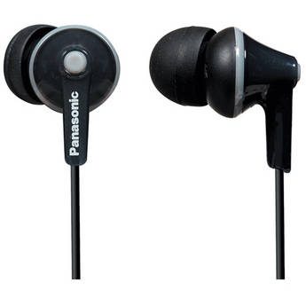 rp tcm125 k - Panasonic ErgoFit In-Ear Headphones (Black)