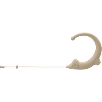 Mogan Standard Omni Earset Microphone with TA4F Connector for Shure Transmitters (Beige)