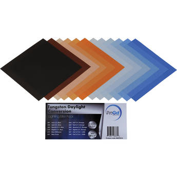 Pro Gel Tungsten/Daylight Conversion Filter Pack 12 x 12" (30 x 30 cm)