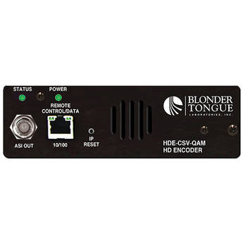 Blonder Tongue HDE-CSV-QAM Component/HD-SDI/HDMI/VGA/Composite to QAM/ASI/IP MPEG-2 HD Encoder