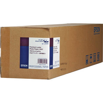 Epson Premium Luster Photo Inkjet Paper (24" x 100' Roll)