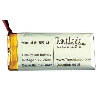 TeachLogic BR-Li Lithium-Ion Rechargeable Battery for Sapphire IRT-60 Microphone