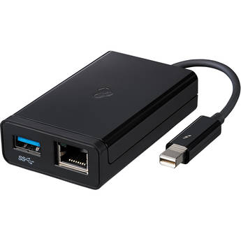 Kanex Thunderbolt to Gigabit Ethernet + USB 3.0 Adapter