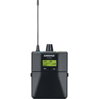 Shure P3RA Wireless Bodypack Receiver for PSM300 System (G20: 488-512 MHz)