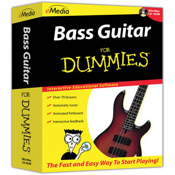 eMedia Music Bass Guitar for Dummies: Beginner Bass Guitar Lessons for Windows (Download)