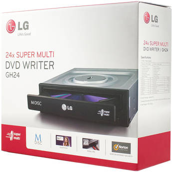 LG Internal 24x Super Multi DVD Rewriter with M-Disc Support
