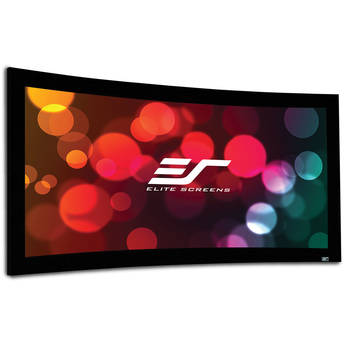 Elite Screens CURVE235-96A1080P3 Lunette 37.5 x 88.1" Fixed Frame Projection Screen