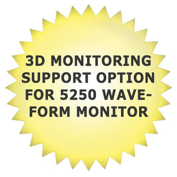 Tektronix 3D Monitoring Support Option for 5250 Waveform Monitor