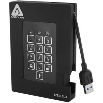 Apricorn 2TB Aegis Fortress FIPS 140-2 Level 2 Secure USB 3.0 Portable Drive