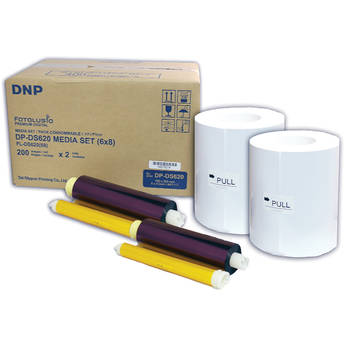 DNP DS6206x8 6 x 8" Roll Media for DS620A Printer (2-Pack)