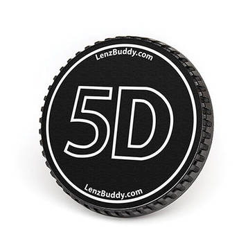 LenzBuddy Body Cap for Canon EF Mount Cameras (5D, Black/White)