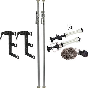 Impact Deluxe Varipole Support System with Metal Chain Kit
