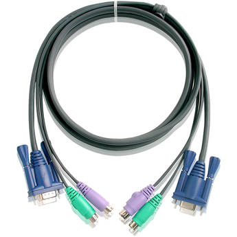 ATEN 2L5005P Slim HDB, PS/2 KVM Cable (16 ft)