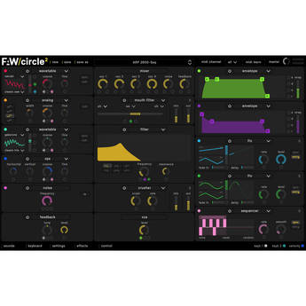 Future Audio Workshop Circle 2 - Vector Phase Shaping Virtual Synthesizer (Download)