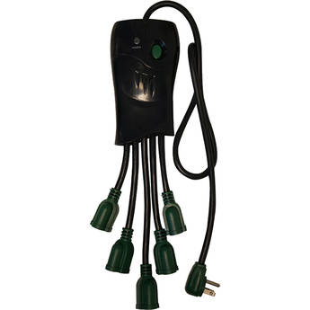 GoGreen Power GG-5OCT Power 5 Outlet Squid Surge Protector (Black)