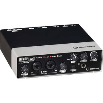 Steinberg UR22mkII - USB 2.0 Audio Interface with Dual Microphone Preamps