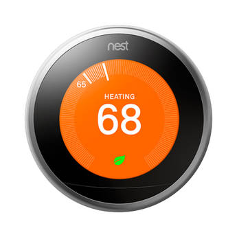 Google Nest Learning Thermostat (3rd Generation, Stainless Steel)