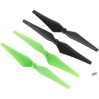 DROMIDA Propellers for Vista UAV Quadcopter (4-Pack, Green/Black)