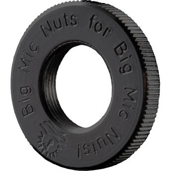 LATCH LAKE Jam Nut Microphone Stand Locking Nut (Black, 3-Pack)