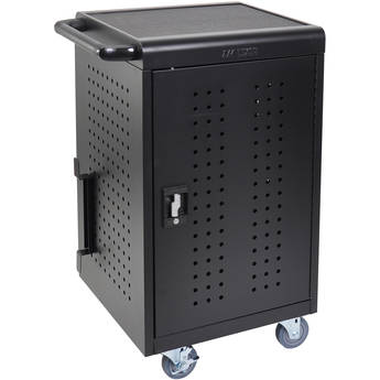 Luxor LLTM30-B 30 Tablet and Chromebook Charging Rolling Cart