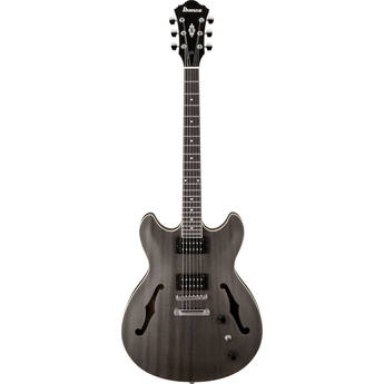 Ibanez AS53 Artcore Series Hollow-Body Electric Guitar (Transparent Black Flat)