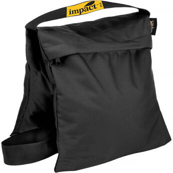 Impact Filled Saddle Sandbag (25 lb, Black)