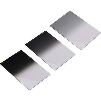 LEE Filters Graduated Neutral Density Soft Filter Set 4 x 6" - Consists of Three Graduated ND (Neutral Density) Filters (.3, .6, .9) - Soft Transition