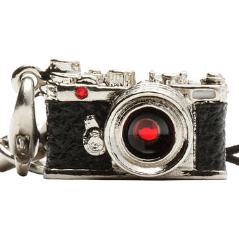 Japan Hobby Tool Miniature Swarovski Range Finder Camera Charm (Silver)