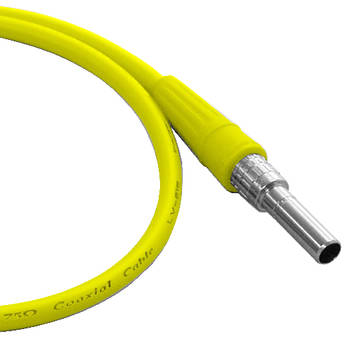 Canare Mini-WECO Video Patch Cord (6', Yellow)