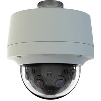 Pelco Optera IMM Series 12MP Outdoor 180° Panoramic Pendant Dome Camera (Gray)