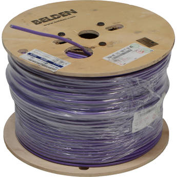 Belden 1694A RG6 Low Loss Serial Digital Coaxial Cable (1000', Violet)