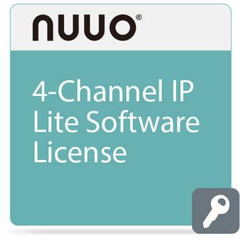 NUUO 4-Channel License for IP Lite Software