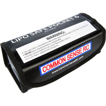 Common Sense RC LiPo Safe Pocket 6 Charging/Storage Bag for 6S LiPo Battery