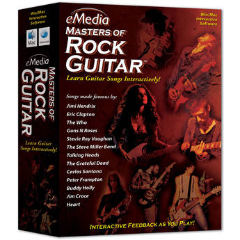 eMedia Music Masters of Rock Guitar (Electronic Download, Mac)