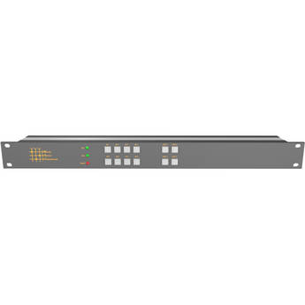 Matrix Switch 8 x 4 3G-SDI Video Routing Switcher with Button Panel (1 RU)
