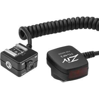 Ziv TTL Cord with Focus Assist for Nikon (Coiled, 3')