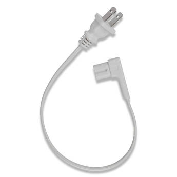 FLEXSON 13.7" Short Power Cable for Sonos PLAY:1 Speaker (White)