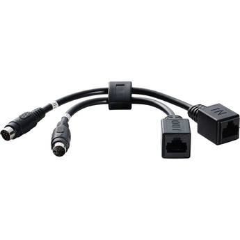 Lumens Dual In/Out RJ45 to 8-Pin Mini DIN VISCA Cable Extender