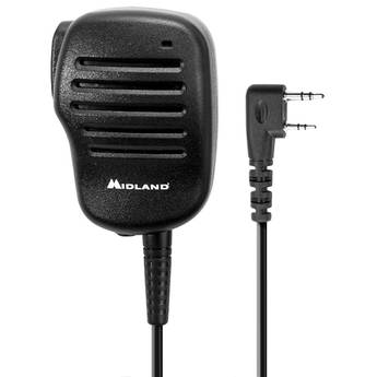 Midland BizTalk Speaker Microphone with PTT Button and External Speaker