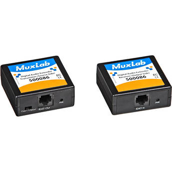 muxlab digital to analog audio converter and downmixer