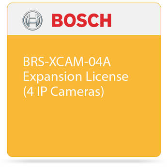 Bosch BRS-XCAM-04A Expansion License (4 IP Cameras)