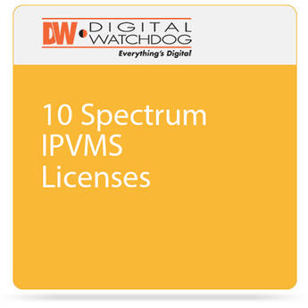 Digital Watchdog 10 Spectrum IPVMS Recording Licenses