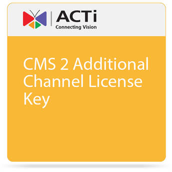 ACTi CMS 2 Additional Channel License Key